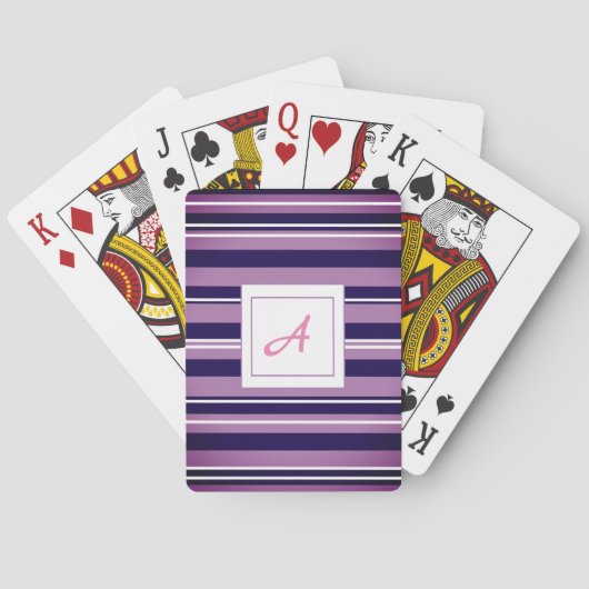 Cartes de jeu Monogramme (dos)