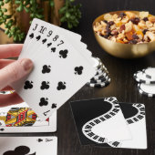 Cartes de jeu musicales pour clavier de piano (In Situ)