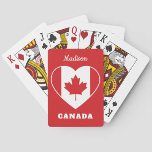Cartes de jeu nommées faites sur commande d'amour