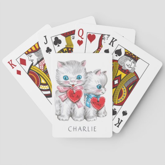 Cartes de jeu nommées faites sur commande de (dos)