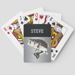 Cartes de jeu nommées rocailleuses de pêche au bar