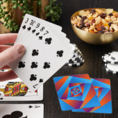 Cartes de jeu Orange et Blue Spiral (In Situ)