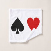 Cartes de jeu originales Diamond Club Heart Spade (Gant de toilette)