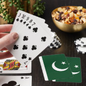 Cartes de jeu pakistanaises de drapeau (In Situ)