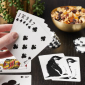 Cartes de jeu parfaites de pingouin (In Situ)
