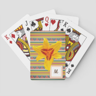 Cartes de jeu personnalisées colorées Canda Lilly