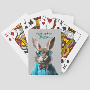 Cartes de jeu personnalisées du syndrome de la Tou