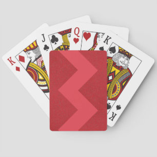 Cartes de jeu personnalisées rouges de tomate Zigz