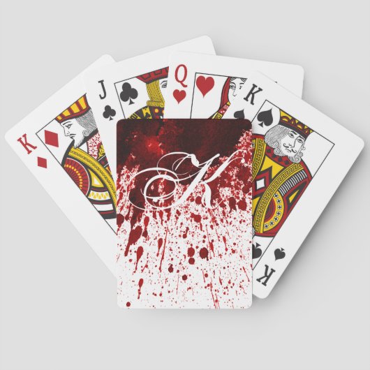 Cartes de jeu personnalisées Vampire Splatz (dos)