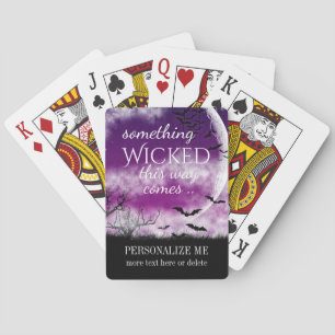 Cartes de jeu personnalisées Wicked Fun Halloween 