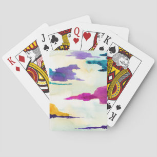 Cartes de jeu pour aquarelle colorées artistiques