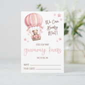 Cartes de jeu pour Baby Shower : Devinez combien d (Debout devant)