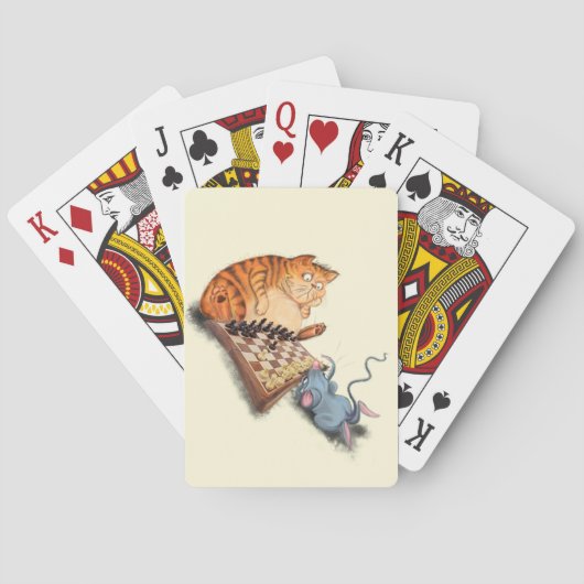 Cartes de jeu pour chat et souris (dos)
