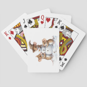 Cartes de jeu pour souris d'hiver
