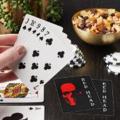Cartes de jeu Red Head (In Situ)