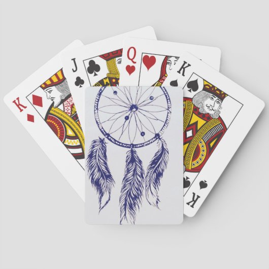 Cartes de jeu rêveuses de receveur (dos)