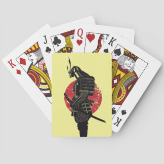 Cartes de jeu samouraïs