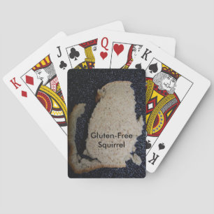 Cartes de jeu sans gluten d'écureuil