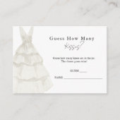 Cartes de jeu simples blancs Combien de baisers (Devant)