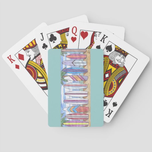 Cartes de jeu SURFBOARDS-1 (dos)