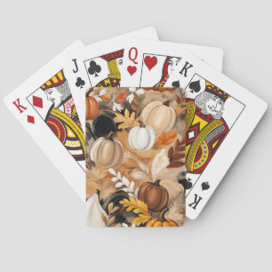 Cartes de jeu Thanksgiving