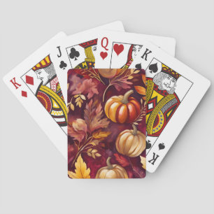 Cartes de jeu Thanksgiving