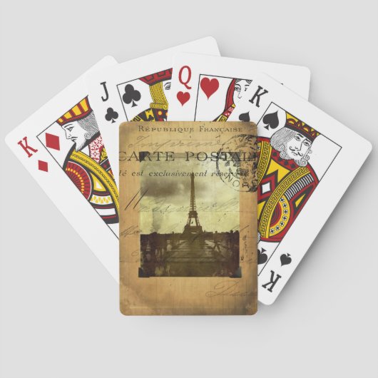 Cartes de jeu timbrées de Paris (dos)
