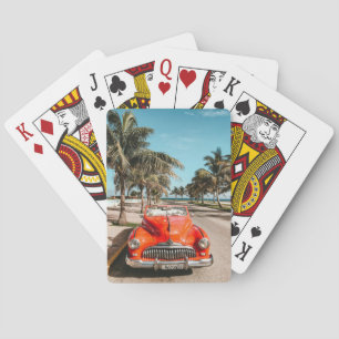 CARTES DE JEU TROIPIQUES CLASSIQUES DE LA VOITURE