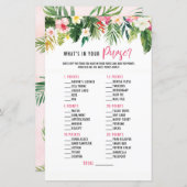 Cartes de jeu Tropical Fête des mariées (Devant / Derrière)