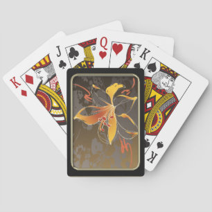 Cartes de jeu Tropical Flower Art