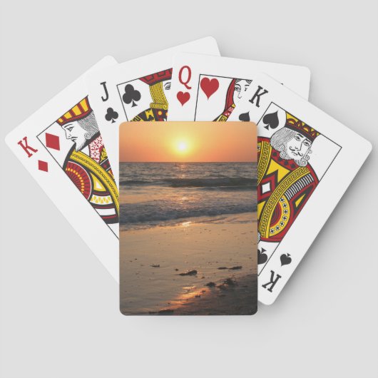 Cartes de jeu Tropical Sunset (dos)