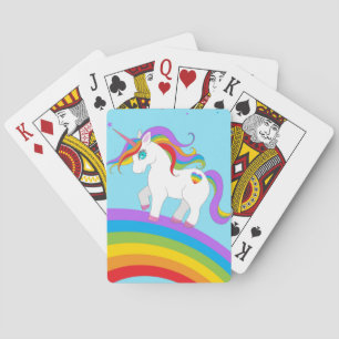 CARTES DE JEU UNICORN RAINBOW