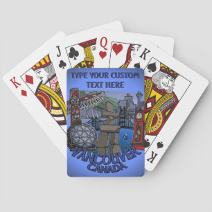 Cartes de jeu Vancouver Cartes de repère Vancouver