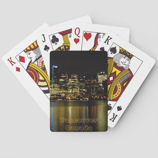Cartes de jeu Vancouver Souvenirs (dos)