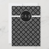 cartes de jeu, vegas mariage monogramme Invitation (Devant)
