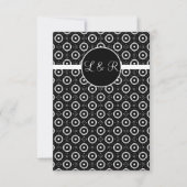 cartes de jeu, vegas monogramme rsvp (Devant)