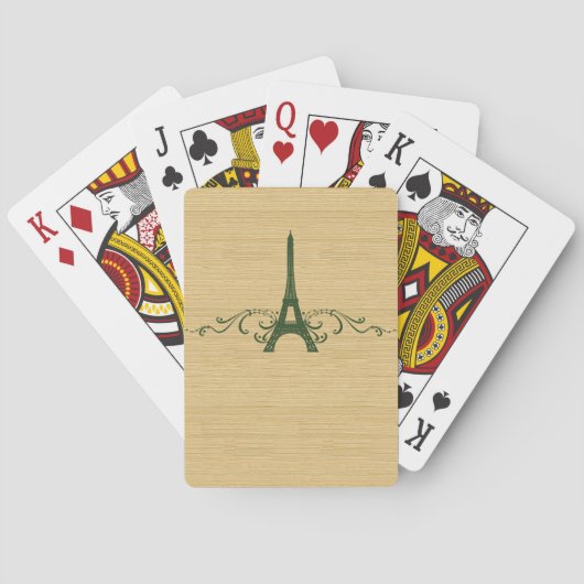 Cartes De Jeu Vert Français (dos)