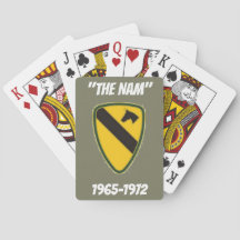Cartes de jeu vert olive "LE NAM" AIR CAV