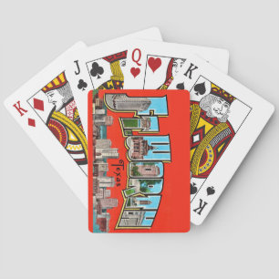 Cartes de jeu vintage Fort Worth TX