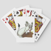 Cartes de jeu Weasel blanc (dos)