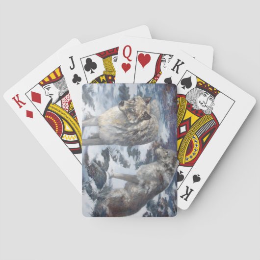 Cartes de jeu Wolf Pair (dos)