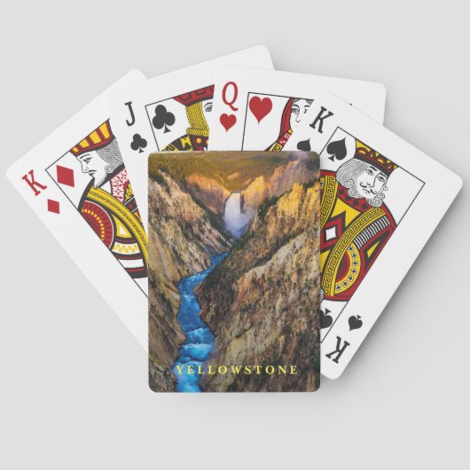 Cartes de jeu Yellowstone Falls (dos)