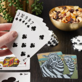 Cartes de Jeu Zèbre Métallique (In Situ)