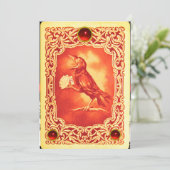 CARTES DE JEUX ROUGE CROW, SCEAU DE CIRE DE POKER (Debout devant)