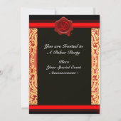 CARTES DE JEUX ROUGE CROW, SCEAU DE CIRE DE POKER (Dos)