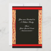 CARTES DE JEUX ROUGE CROW, SCEAU DE CIRE DE POKER (Dos)