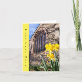 Cartes de jonquilles personnalisables (Devant)