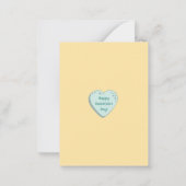 Cartes de jour Valentines Coeurs de bonbons - Bonb (Dos)