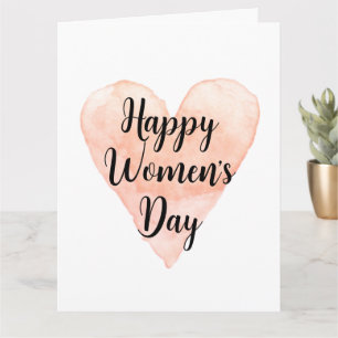 Cartes de Journée internationale des femmes avec c