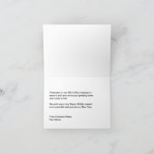 Cartes de Joyeuses Fêtes clients de l'avocat class (Intérieur)